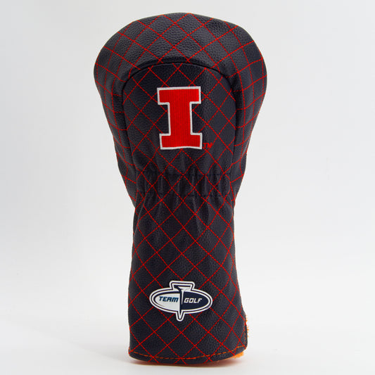 Team Golf Illinois DR/FW Quilted Headcovers