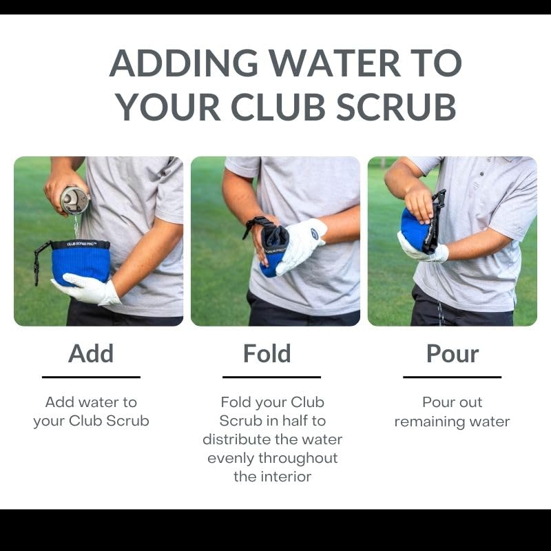 Golf Club and Golf Ball Cleaning Bag