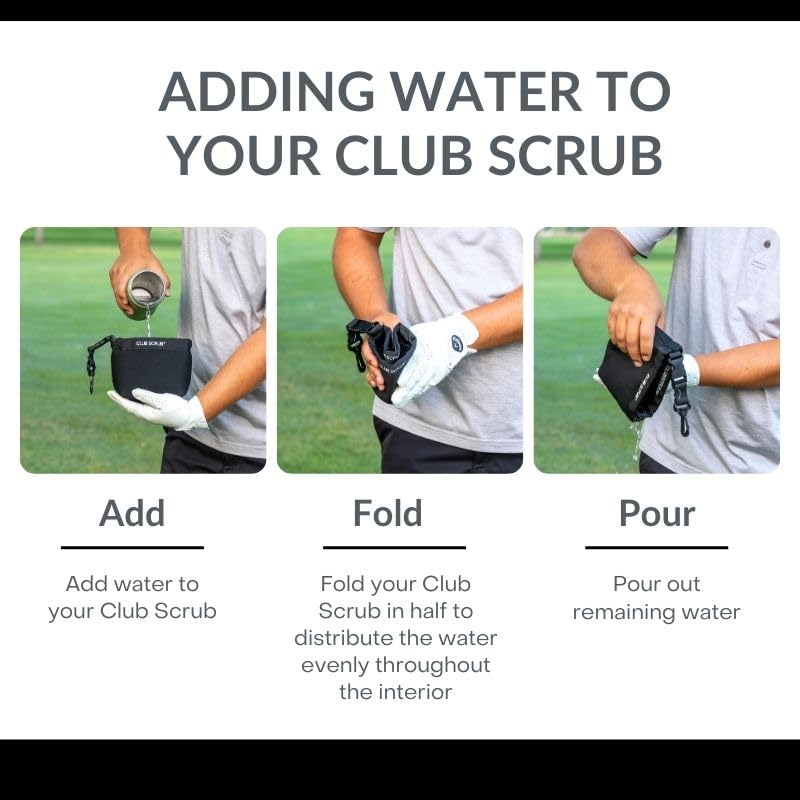 Golf Club and Golf Ball Cleaning Bag