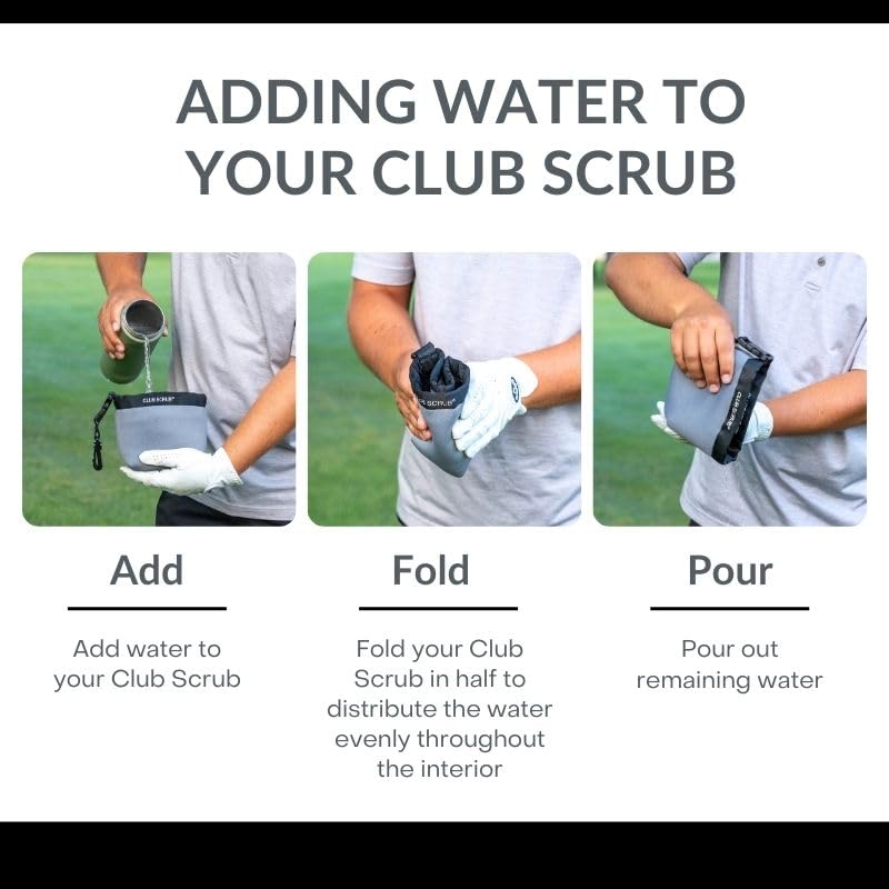 Golf Club and Golf Ball Cleaning Bag