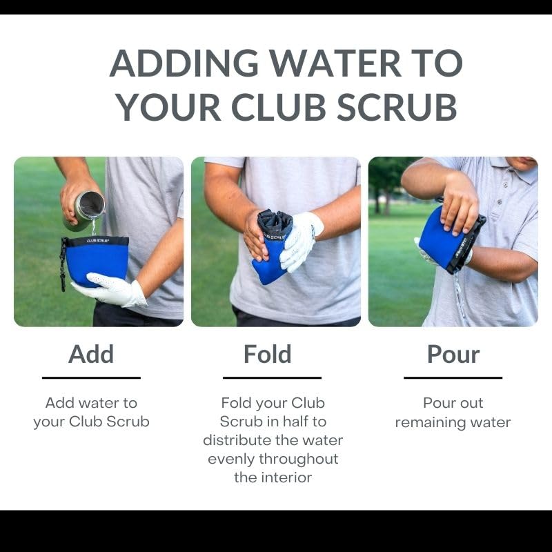 Golf Club and Golf Ball Cleaning Bag