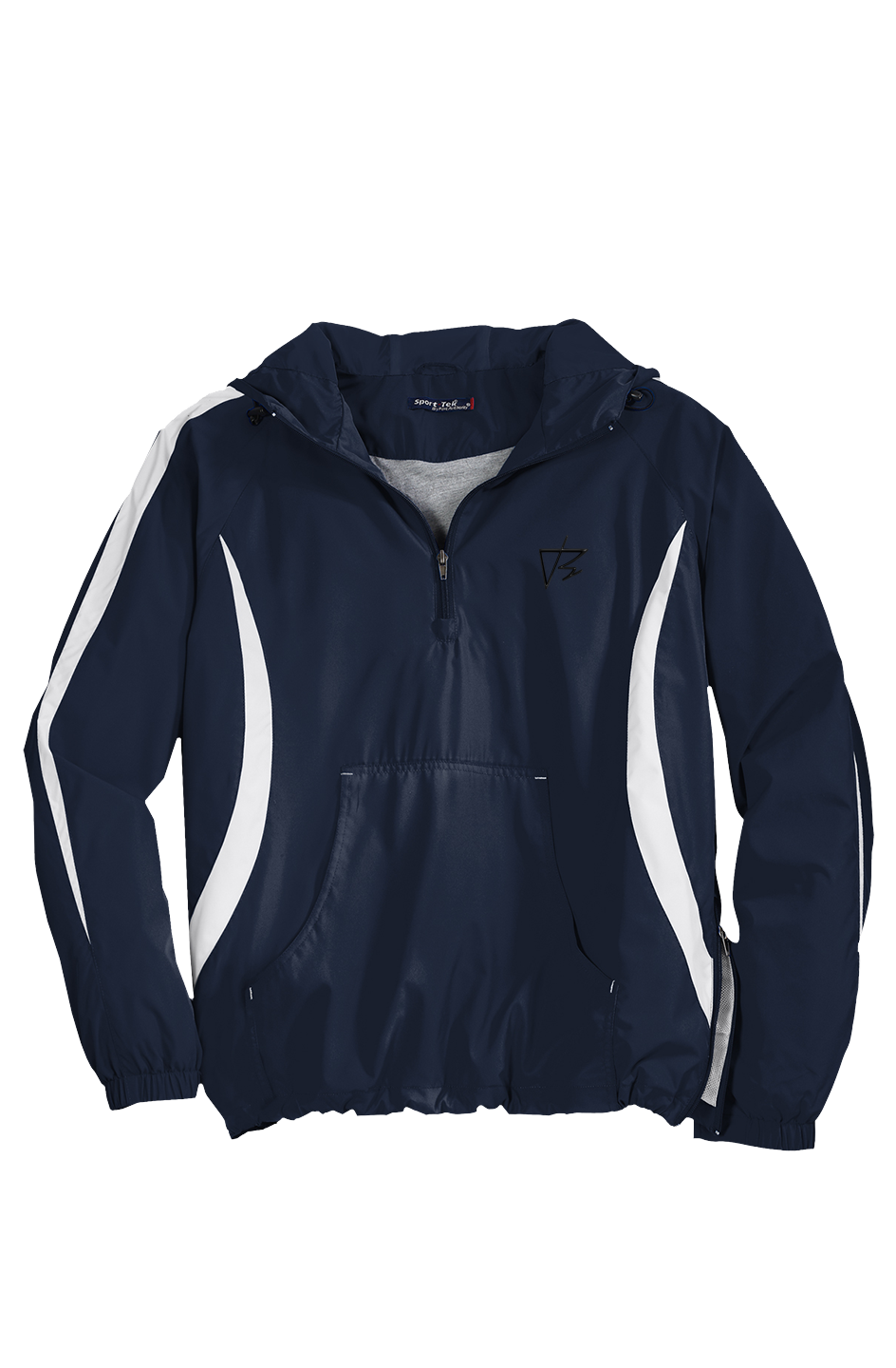 Black Square Golf Colorblock Raglan Anorak