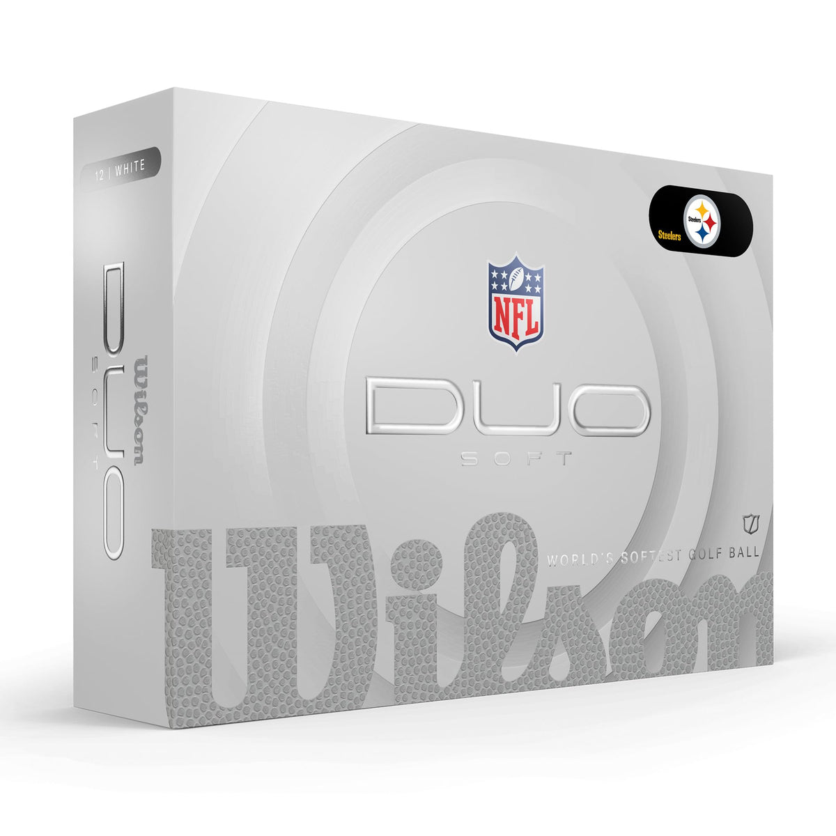 Pittsburgh Steelers WILSON 2025 Duo Soft NFL Golf Balls