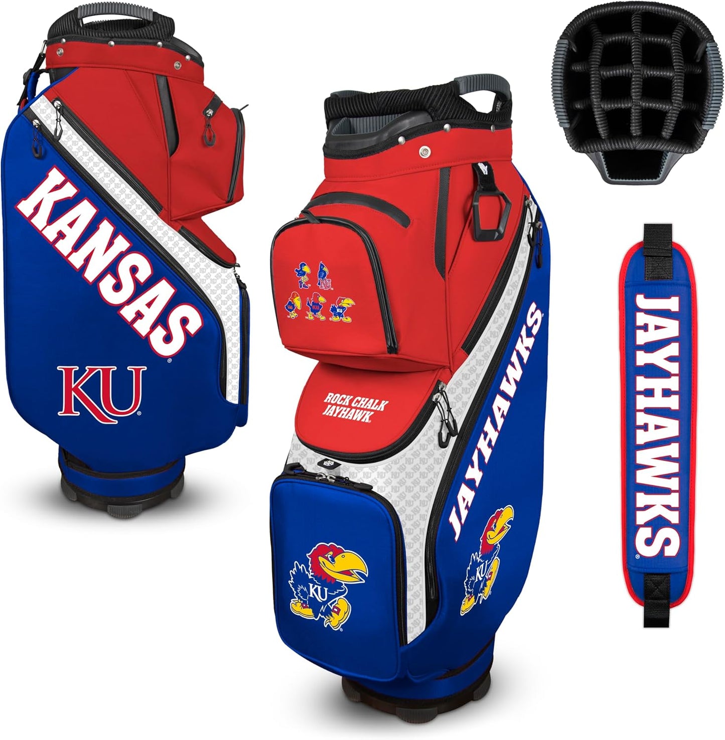Kansas Clubhouse Cooler Cart Bag NCAA |Team Effort