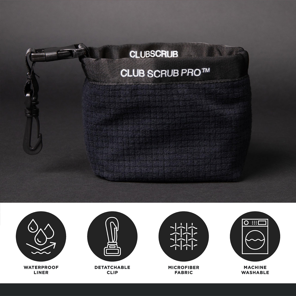 Golf Club and Golf Ball Cleaning Bag