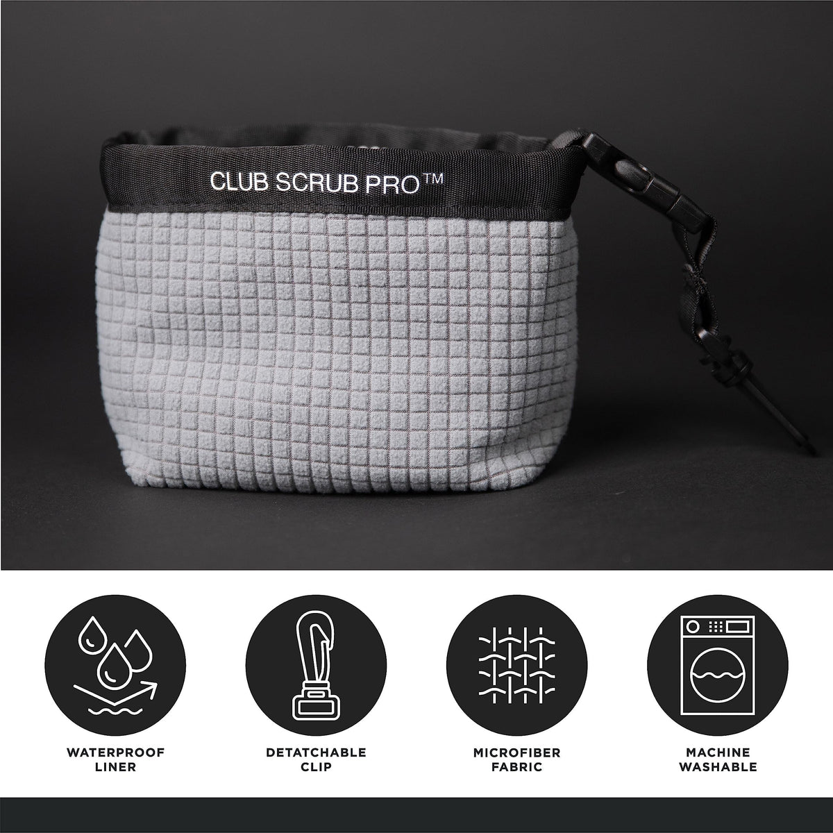 Golf Club and Golf Ball Cleaning Bag