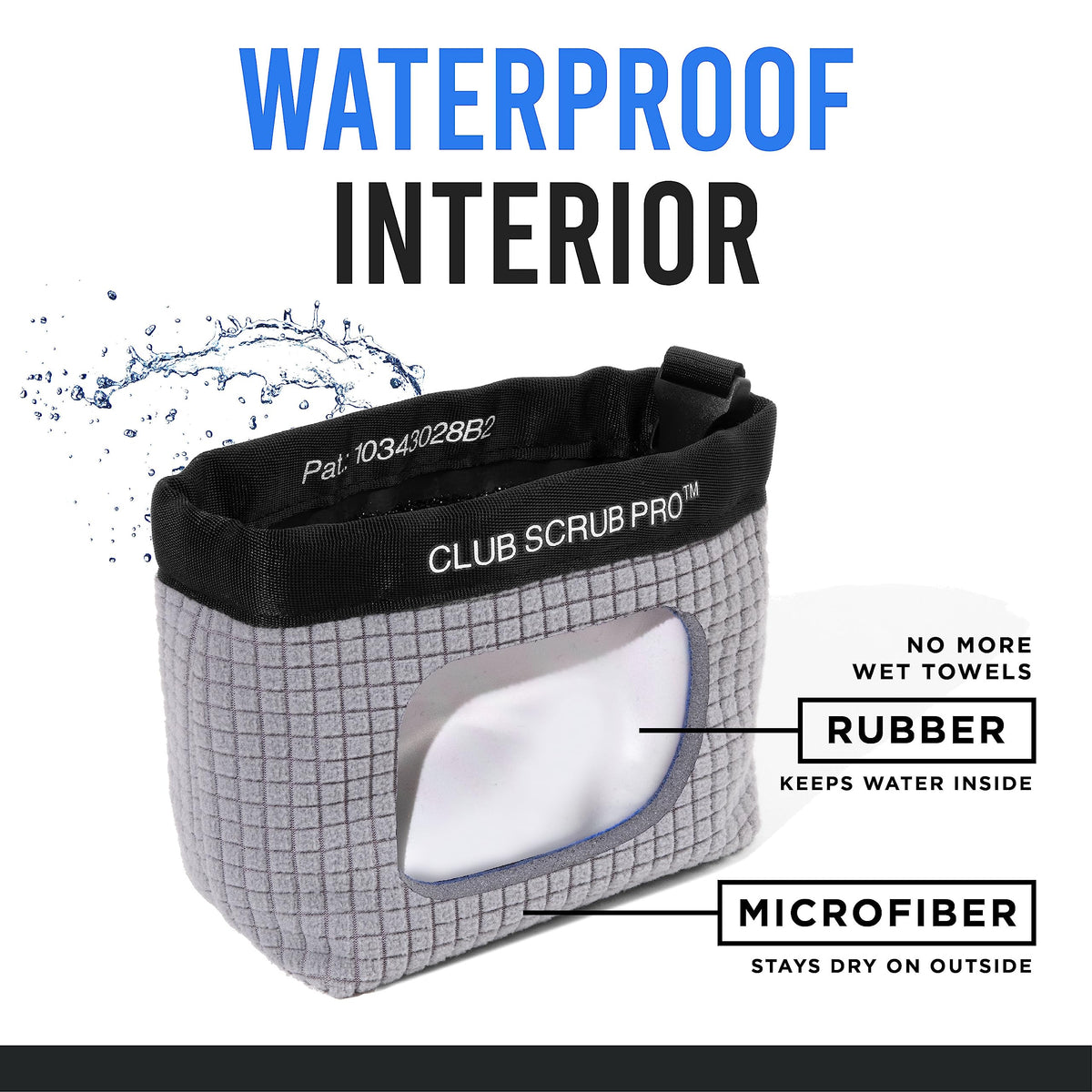 Golf Club and Golf Ball Cleaning Bag