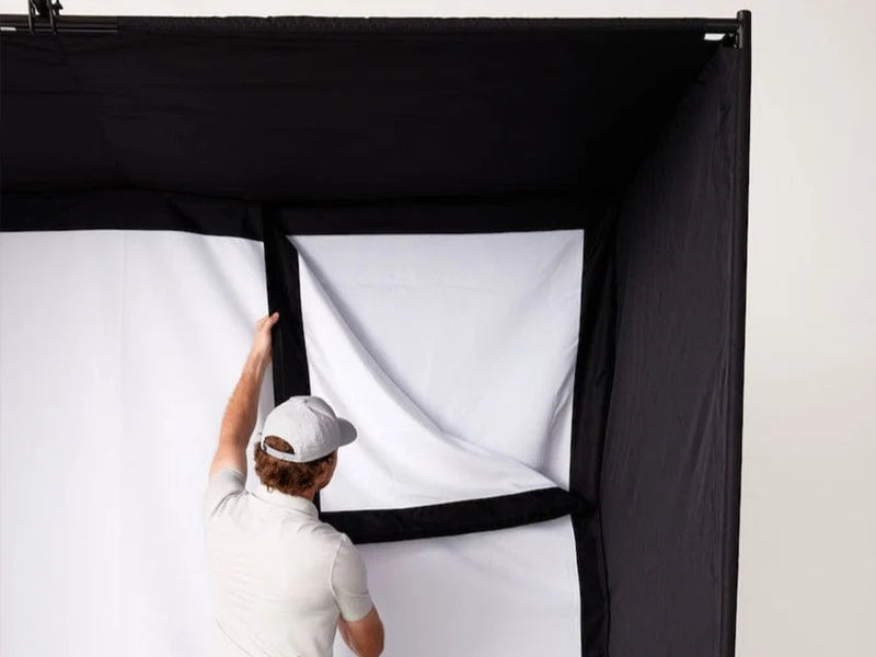 SkyTrak Golf Simulator Enclosure -Professional High Impact Home Studio Bay