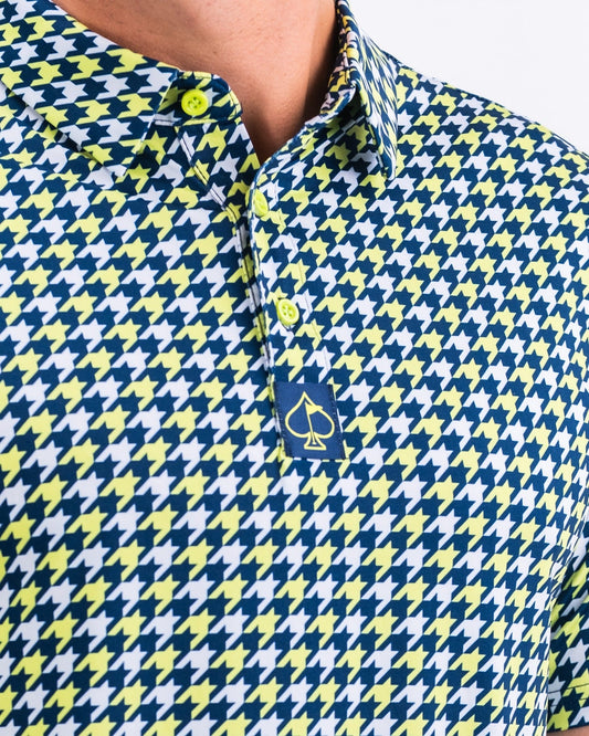 Houndstooth Lime
