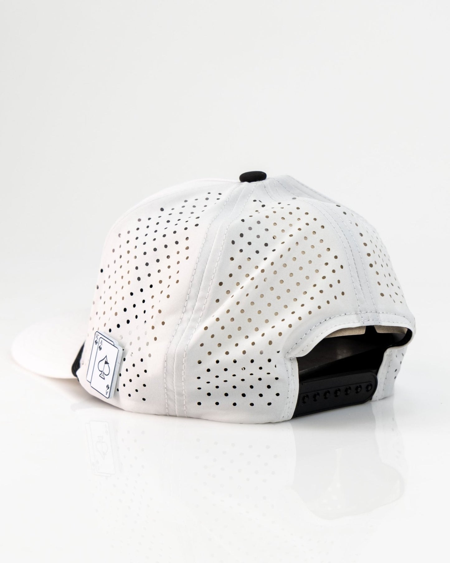 Ace/King White - Perforated Rope Hat - Pins and Aces