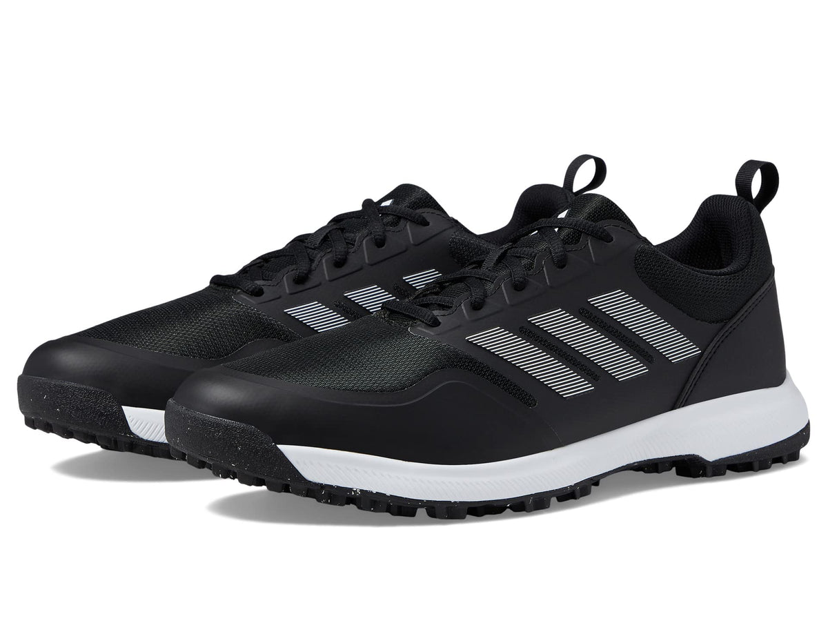 adidas Men's Tech Response Spikeless 3.0 Golf Shoe - Core Black/Footwear White - 9 Wide
