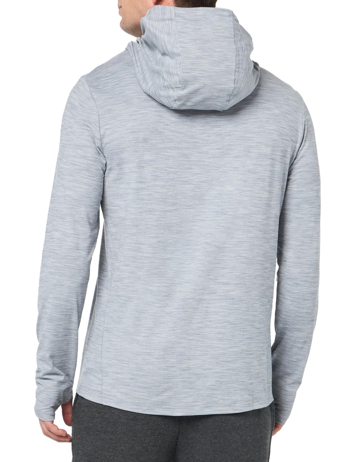 Amazon Essentials Men's Active Quick Dry Tech Stretch Long - Sleeve Hooded Pullover T-Shirt - Amazon