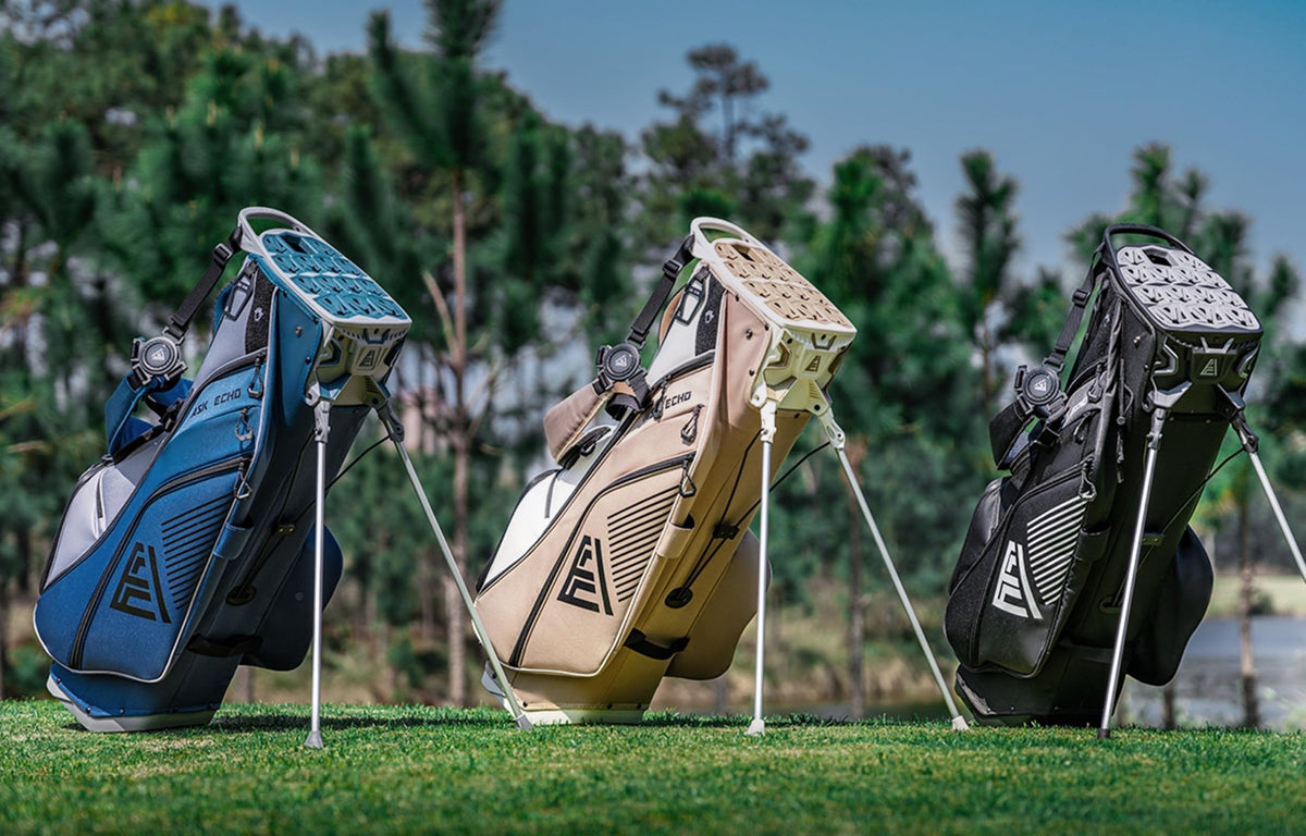 ASK ECHO ST - Lock Mecha 14 Way Dividers Quiet Hybrid Stand Bag for Men & Women - Ask Echo