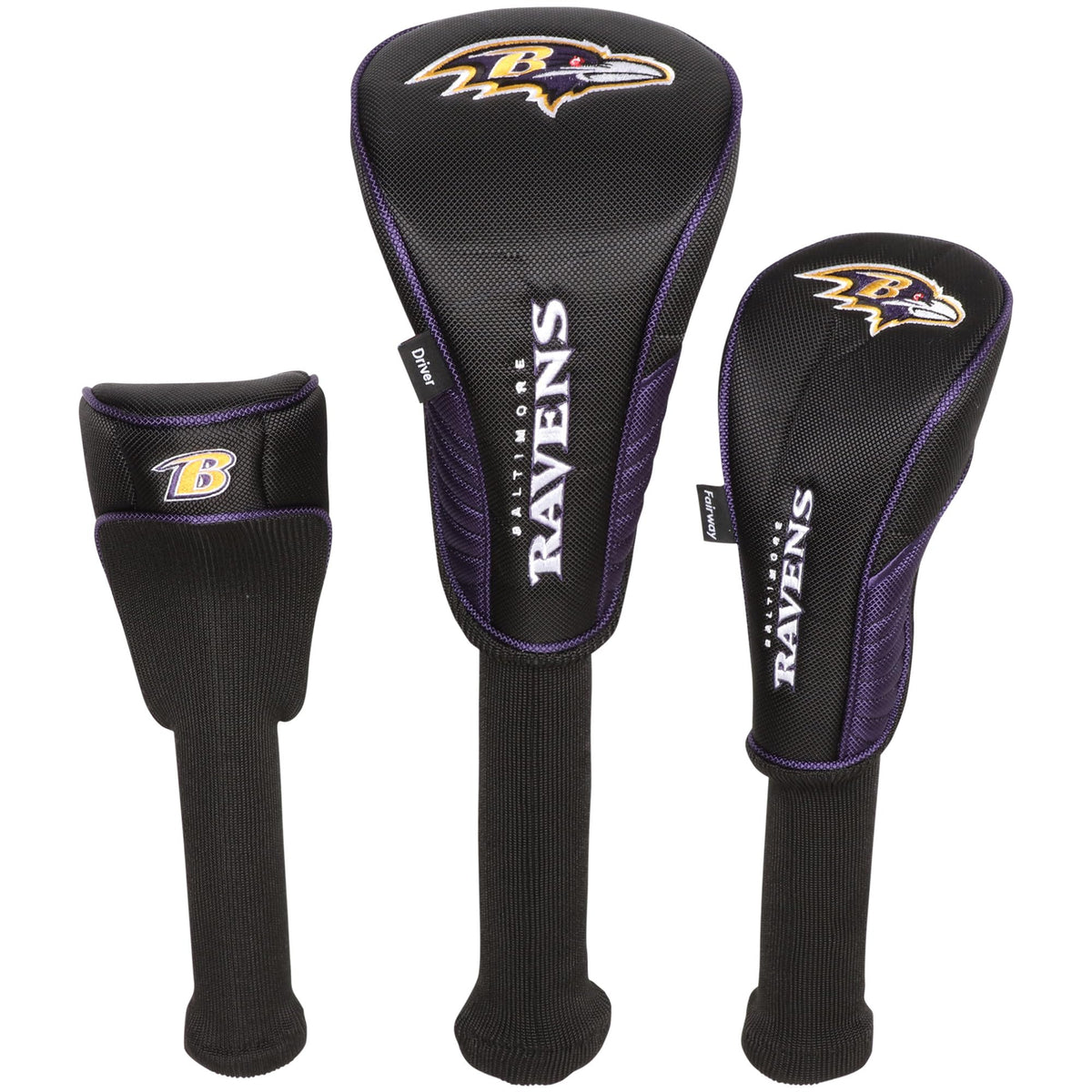Baltimore Ravens Set of Three Headcovers |Team Effort - Team Effort