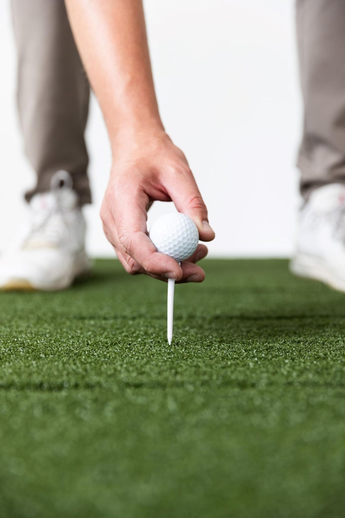 Beaver Tail Golf Simulator Mat with The Most Realistic Hitting Strip Insert for Joint Injury Prevention - Simulator Mat -