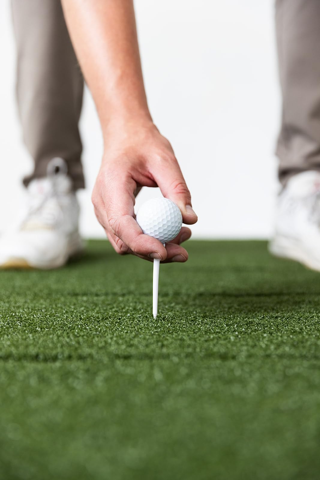 Beaver Tail Golf Simulator Mat with The Most Realistic Hitting Strip Insert for Joint Injury Prevention - Simulator Mat -
