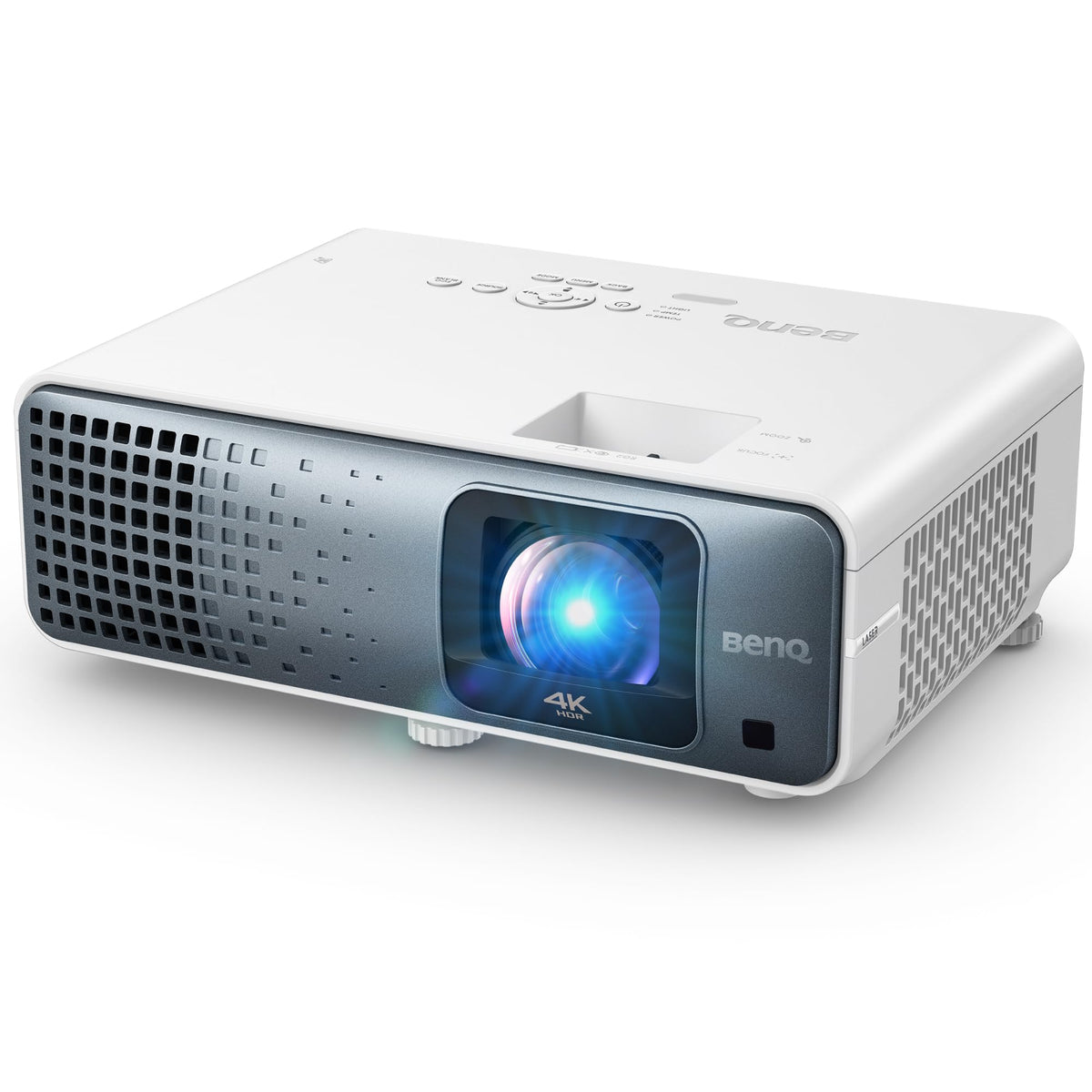 BenQ TK710STi 4K HDR Laser 3200 Lumens Movie and Gaming Short Throw Projector with 4ms Response Time | 240Hz Refresh Rate | HDR10 & HLG - TK710STi - 4K Laser 3200 lm 5W Speaker w/ Android TV Dongle