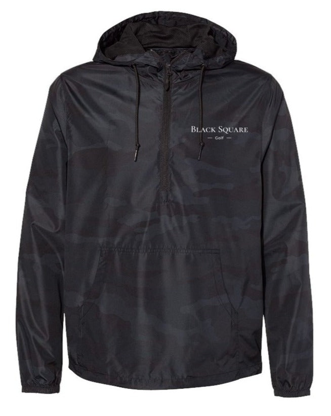 Black Camo Pullover Windbreaker - xs - Black Camo