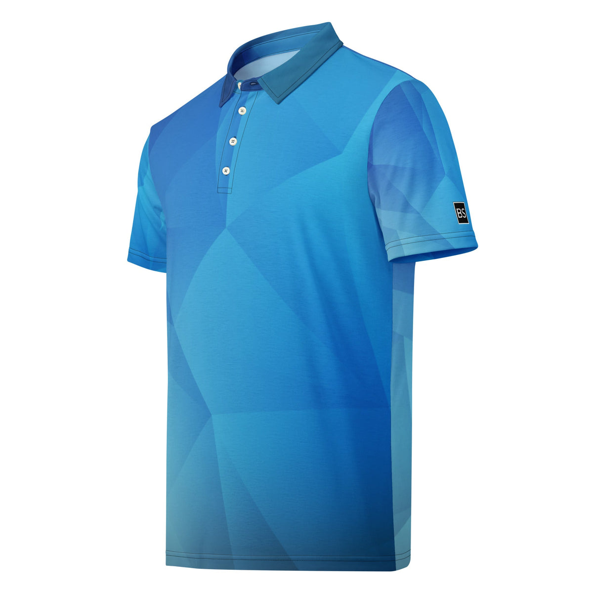 Black Square Golf Geo Men’s Slim Fit Polo - XS -