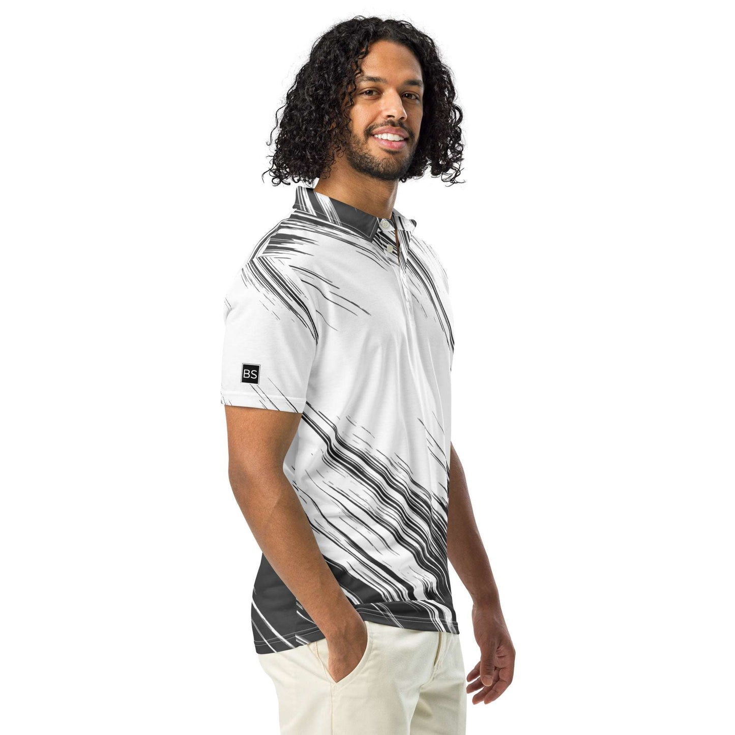 Black Square Golf Men’s Force Slim Fit Polo - XS -