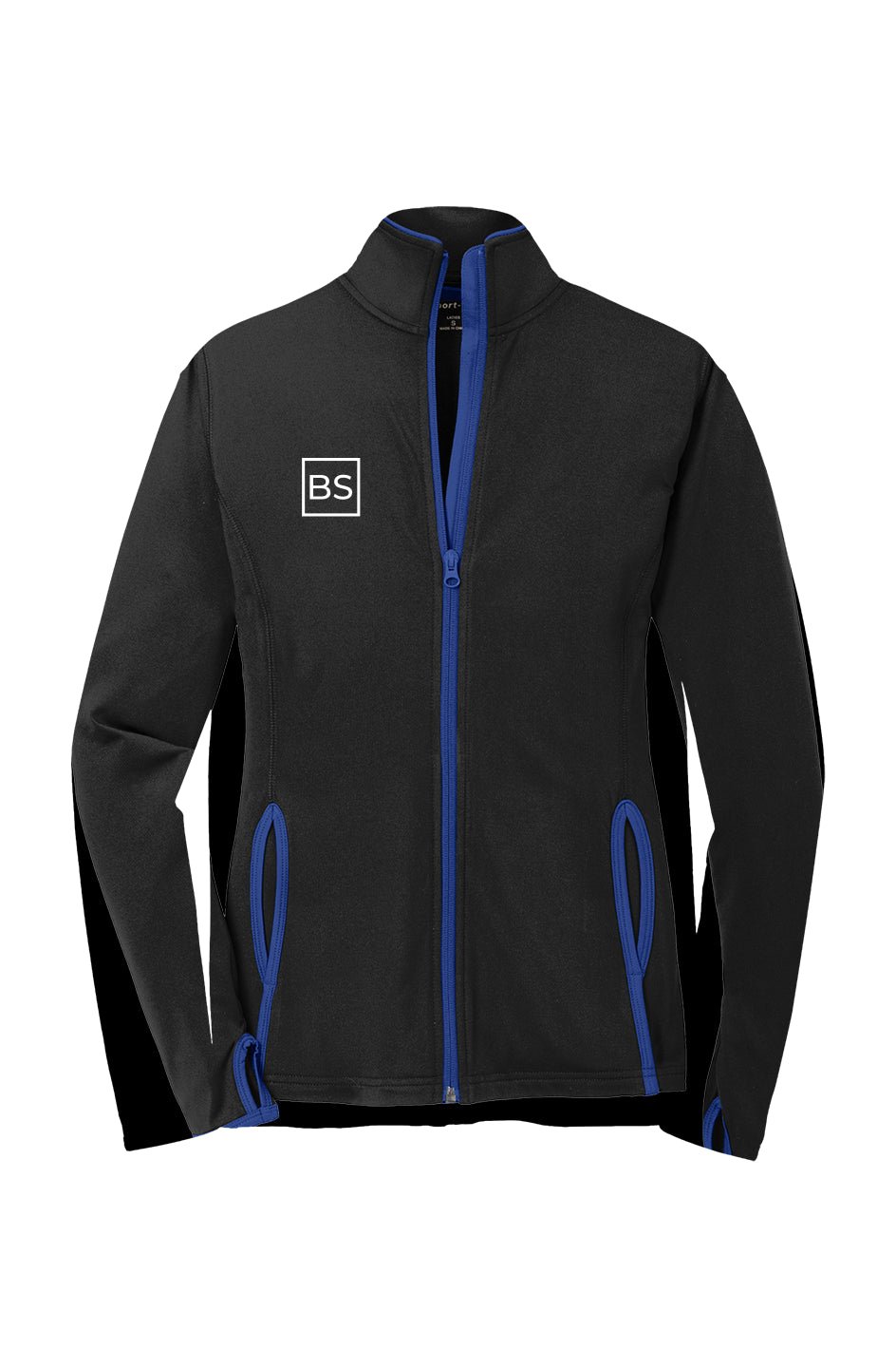 Black Square Golf Mens Sport - Wick Contrast Jacket - Black/ true royal - xs