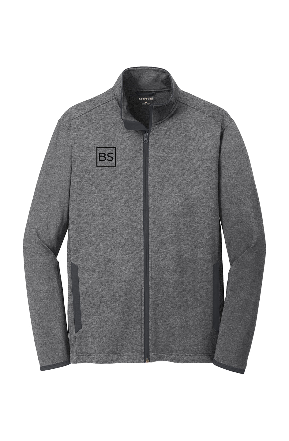 Black Square Golf Mens Sport - Wick Contrast Jacket - Charcoal grey heather/ charcoal grey - xs