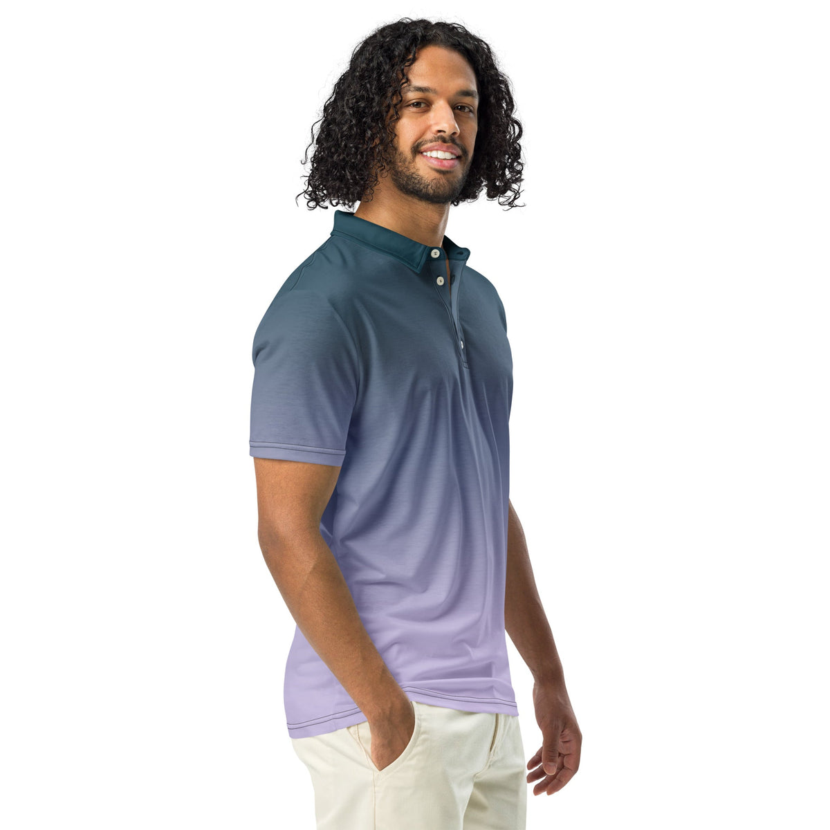 Black Square Golf Midnight Slim Fit Golf Polo - XS -