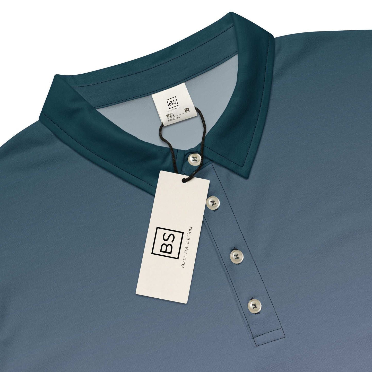 Black Square Golf Midnight Slim Fit Golf Polo - Black Square Golf