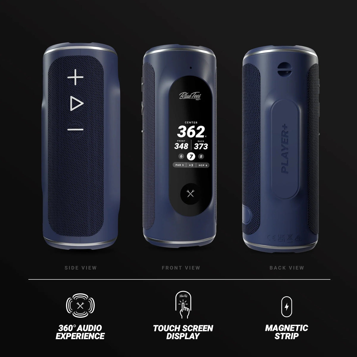 Blue Tees Golf Player+ GPS Golf Speaker -