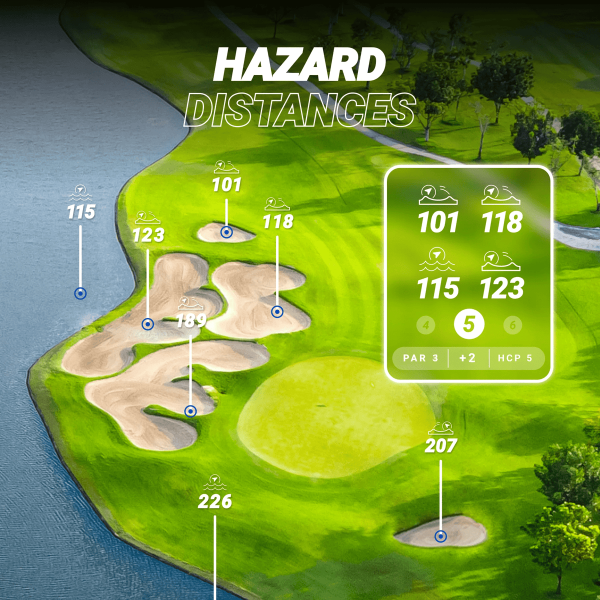Blue Tees Golf Player+ GPS Golf Speaker -