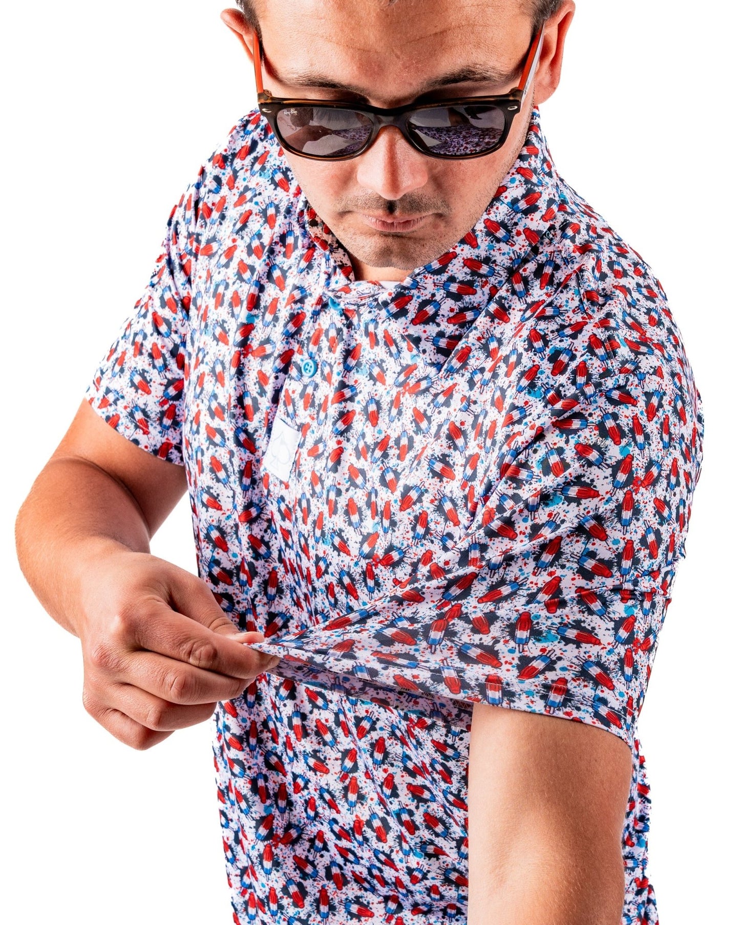 Bomb Pop Splatter - Pins and Aces
