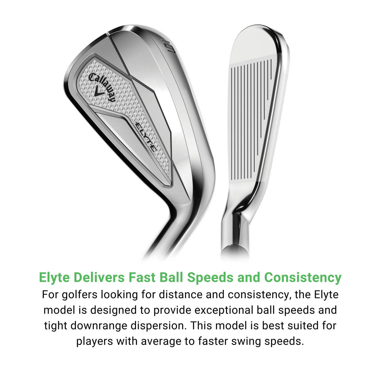 Callaway Golf Elyte Irons - Right - 4 - PW, AW, SW