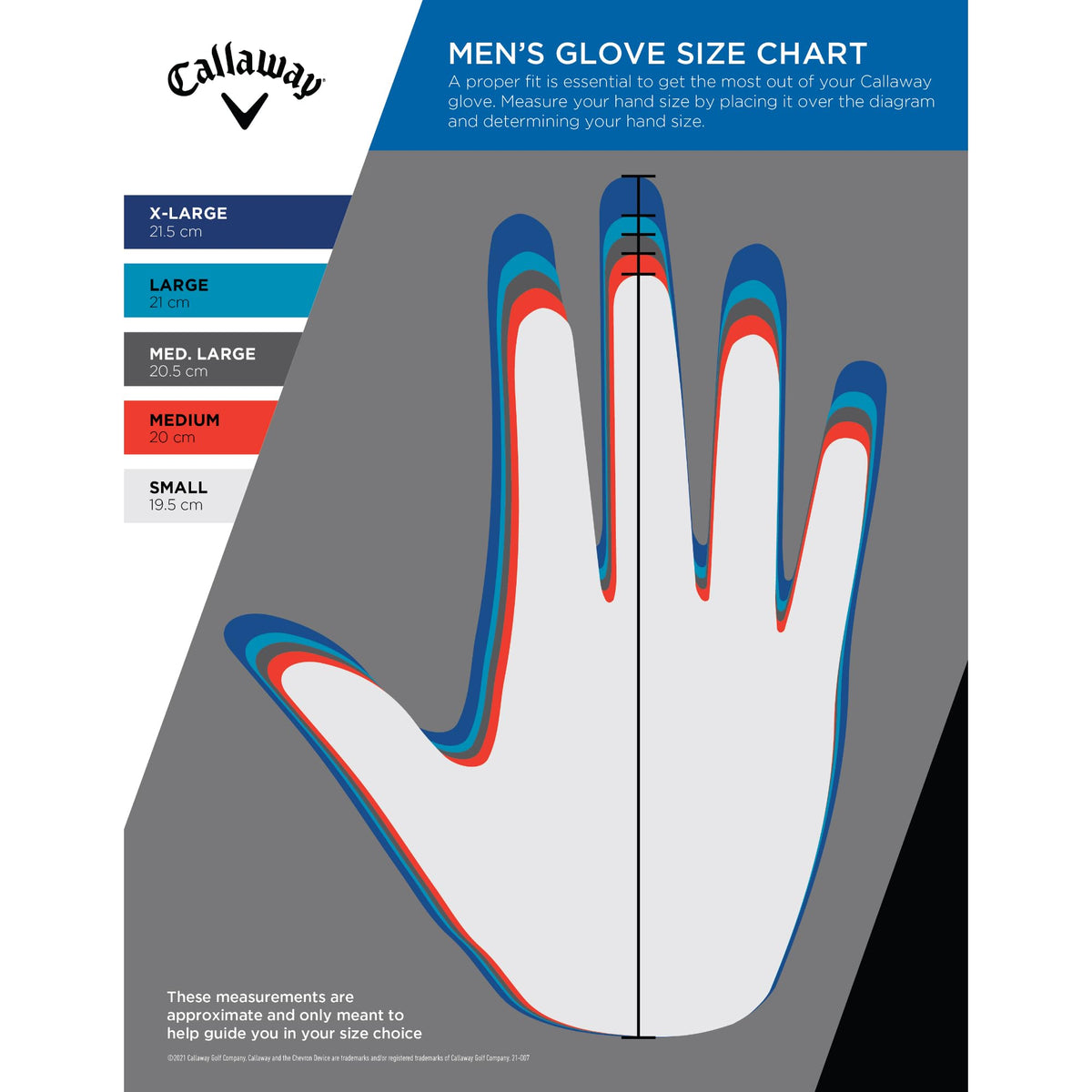 Callaway Golf Weather Spann Glove - Medium - Standard