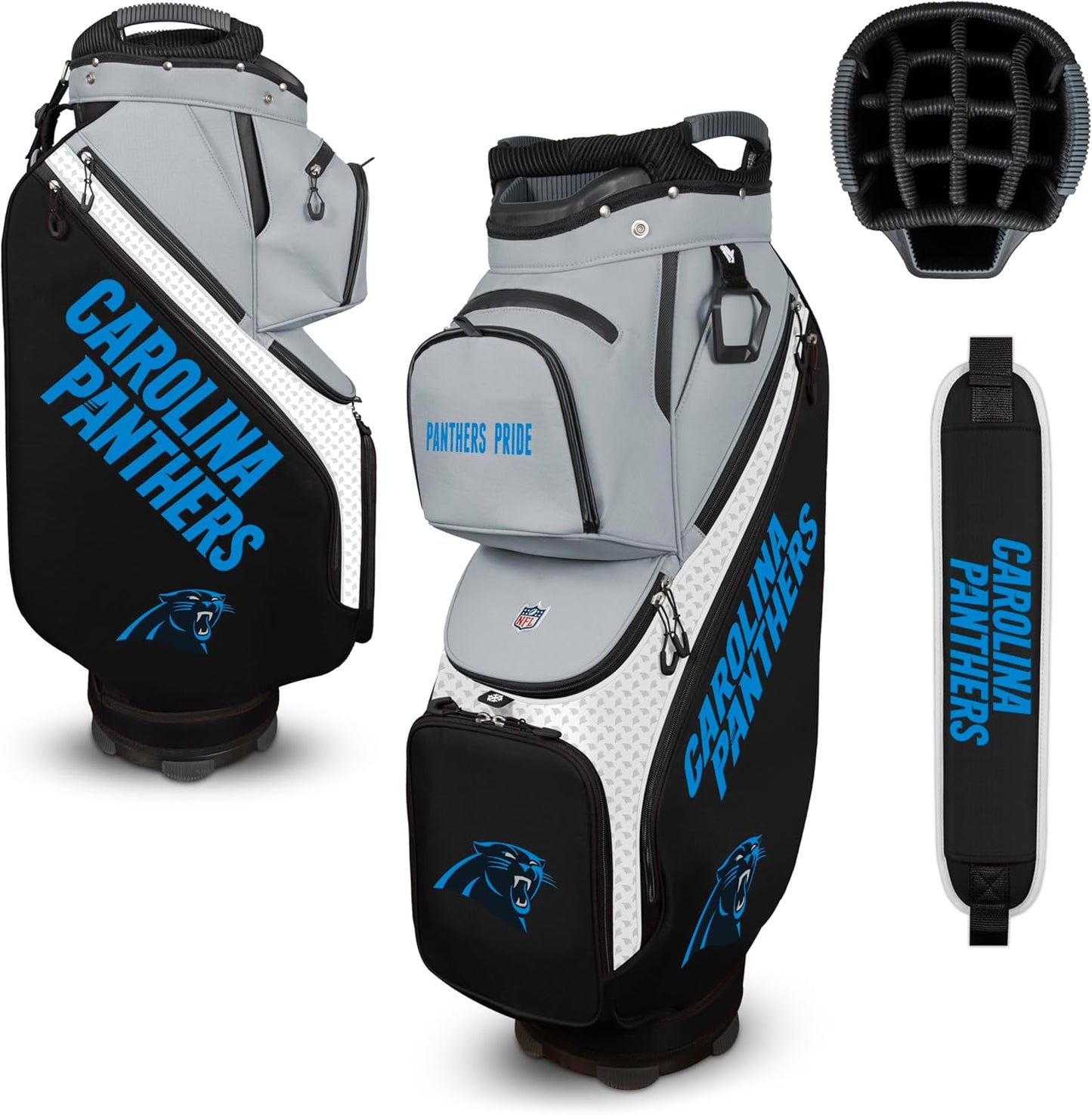 Carolina Panthers Clubhouse Cooler Cart Bag |Team Effort - Team Effort