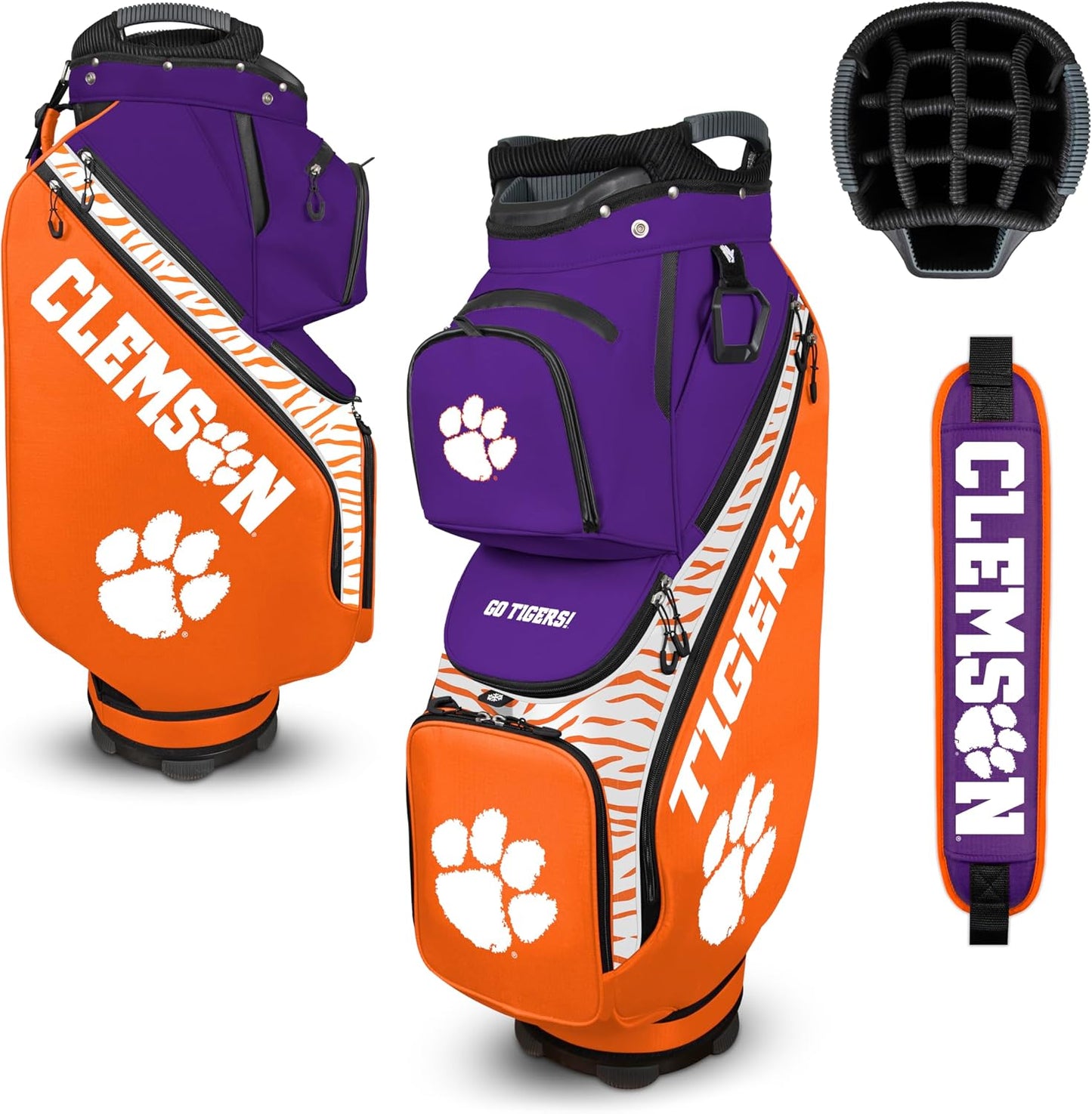 Clemson Clubhouse Cooler Cart Bag NCAA |Team Effort - Team Effort