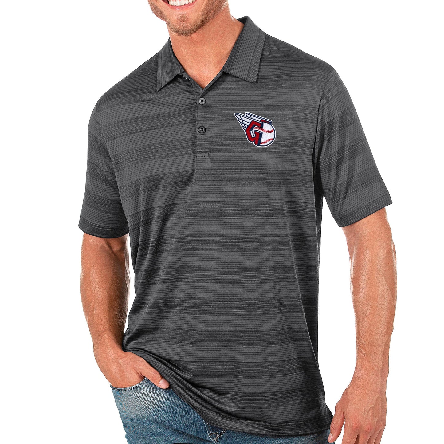 Cleveland Guardians Golf Shirts and Polos -