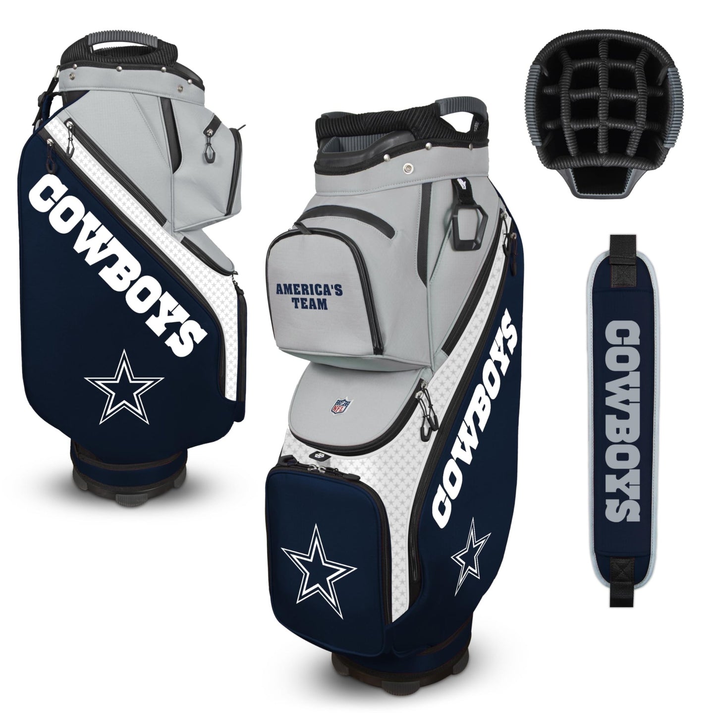 Dallas Cowboys Clubhouse Cooler Cart Bag |Team Effort - Team Effort