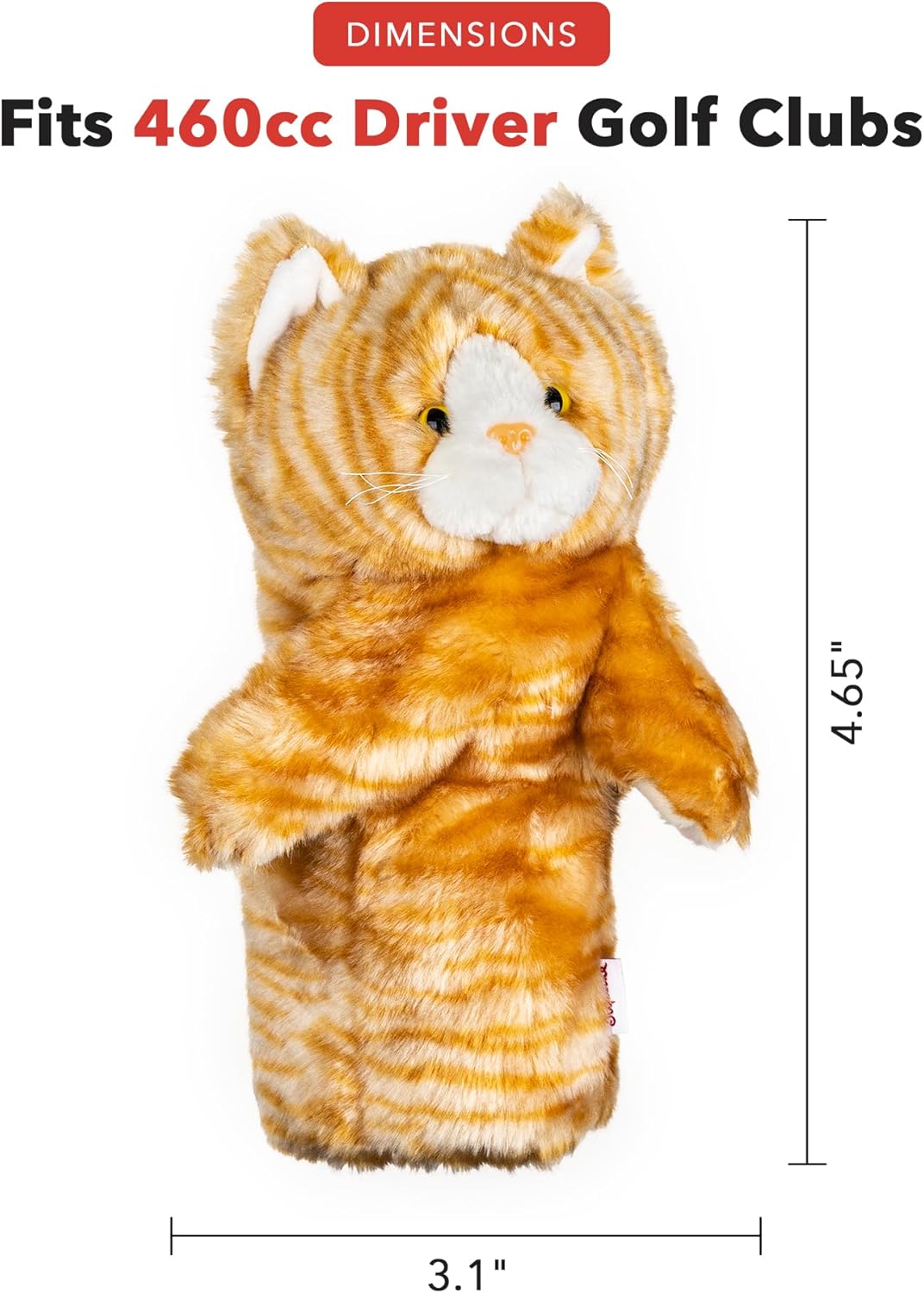 Daphne's Headcovers Calico Cat Driver Headcover -