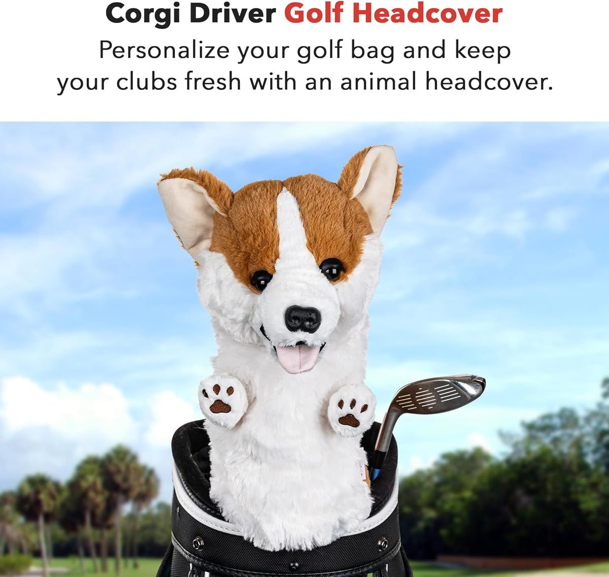 Daphne's Headcovers Corgi Driver Headcover -