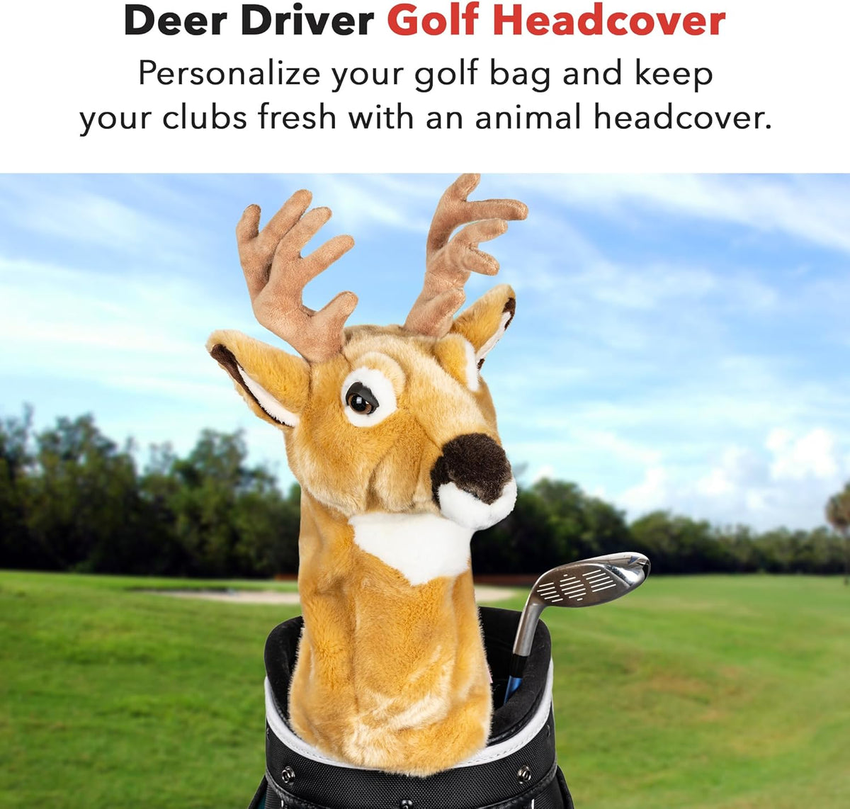 Daphne's Headcovers Deer Driver Headcover -