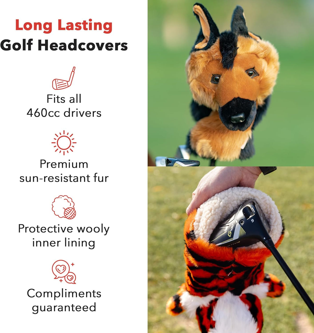 Daphne's Headcovers German Shepherd Driver Headcover -