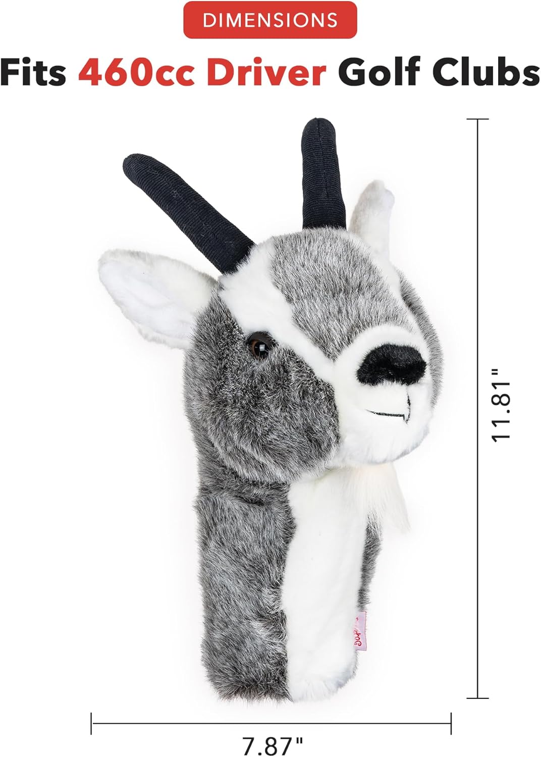 Daphne's Headcovers Goat Driver Headcover -