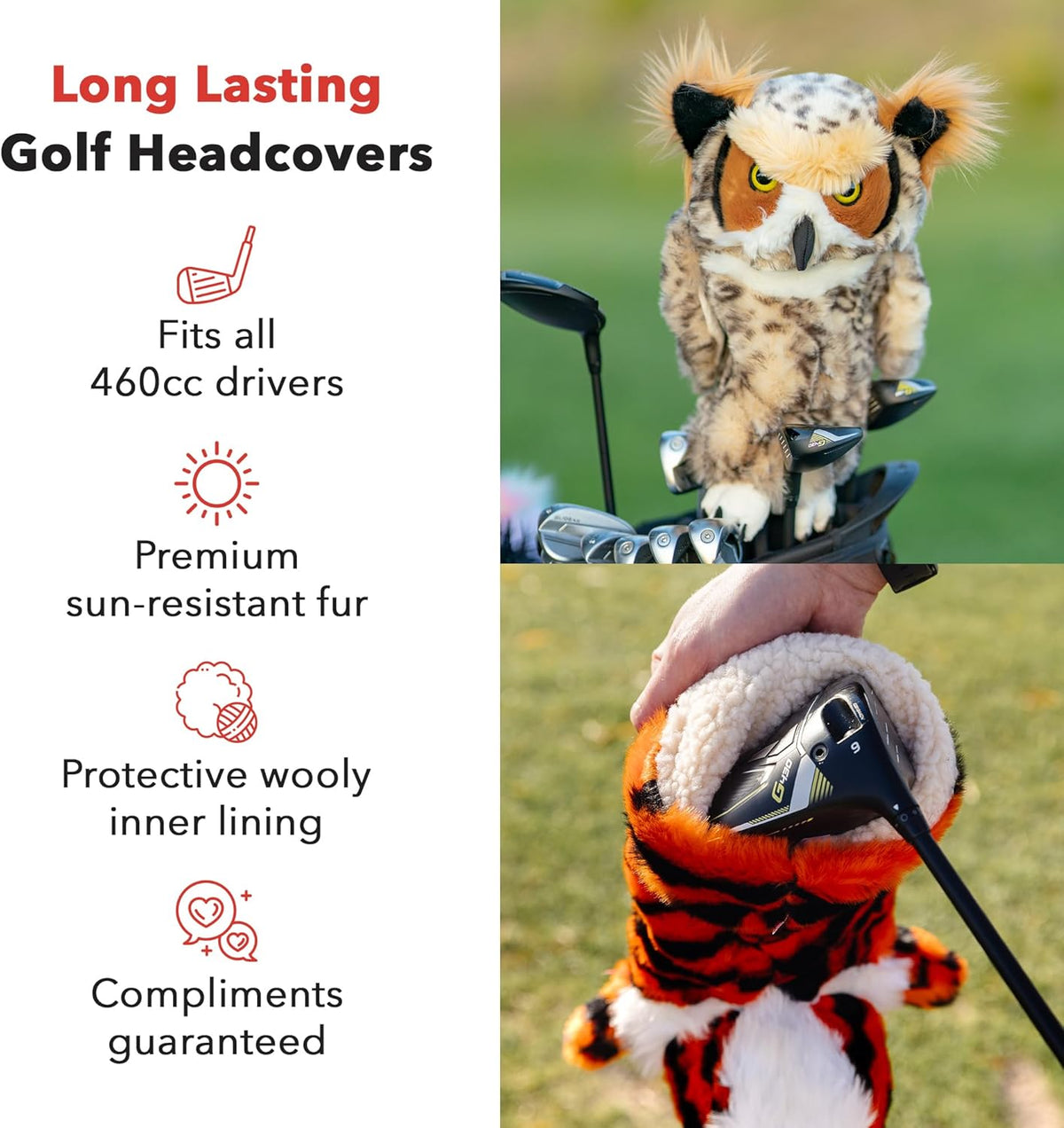 Daphne's Headcovers Owl Driver Headcove -