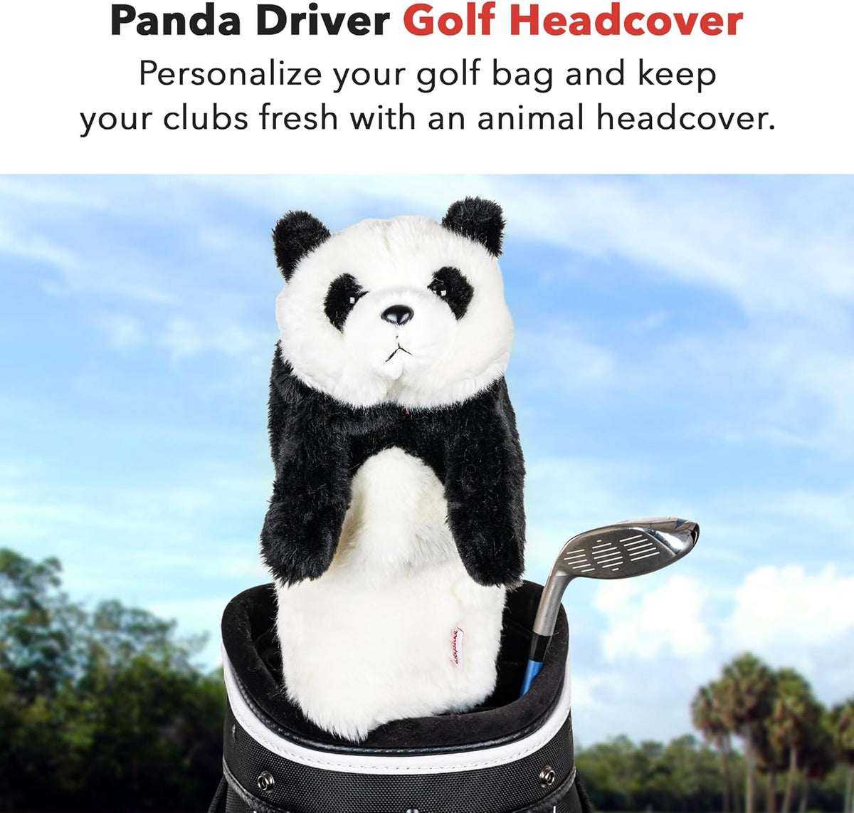 Daphne's Headcovers Panda Driver Headcover -