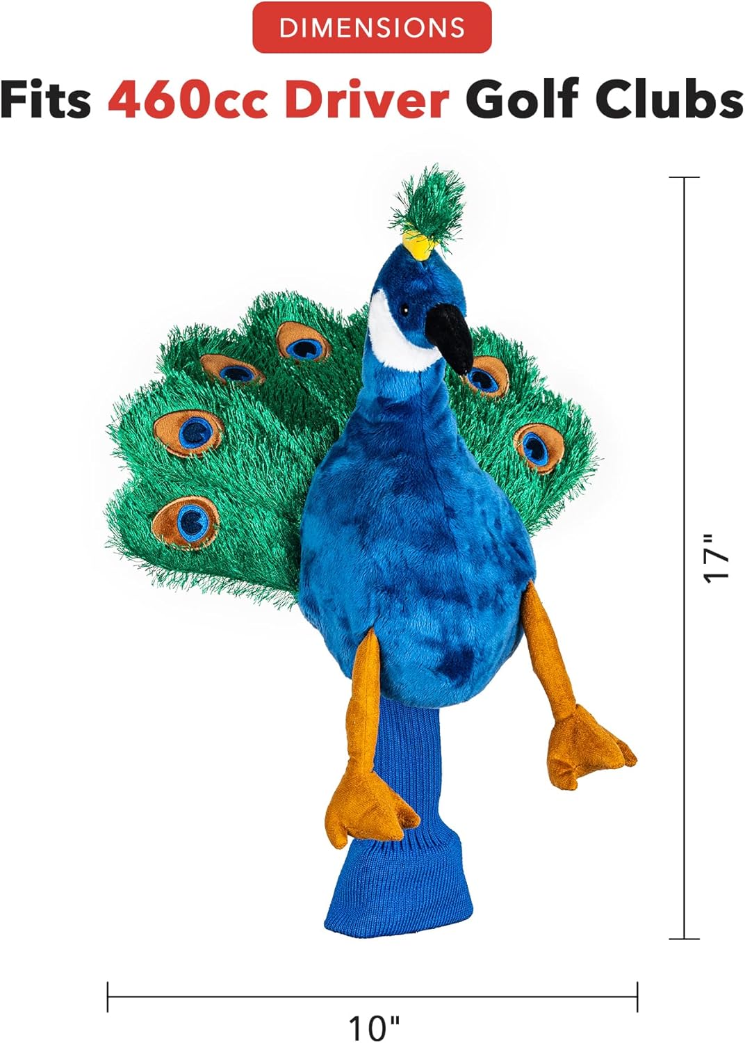 Daphne's Headcovers Peacock Driver Headcover -