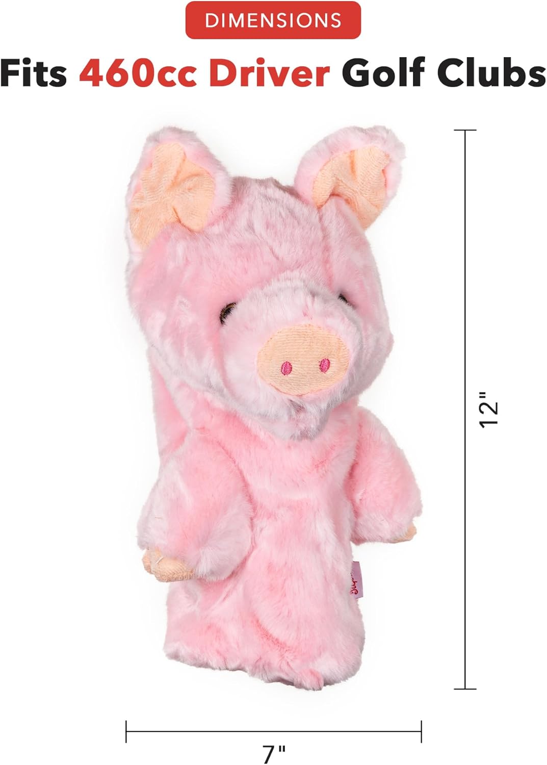 Daphne's Headcovers Pig Driver Headcover -