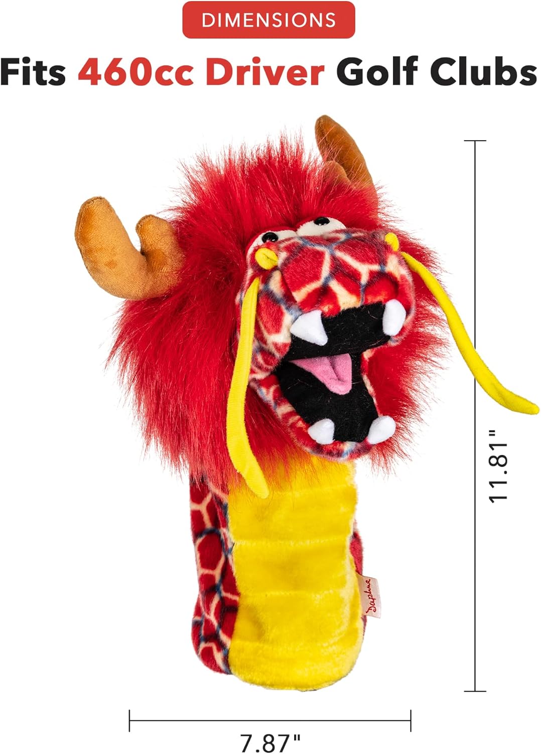 Daphne's Headcovers Red Dragon Driver Headcover -