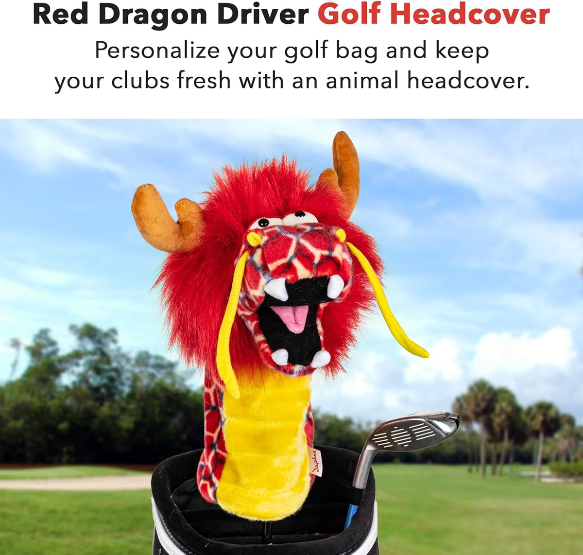Daphne's Headcovers Red Dragon Driver Headcover -
