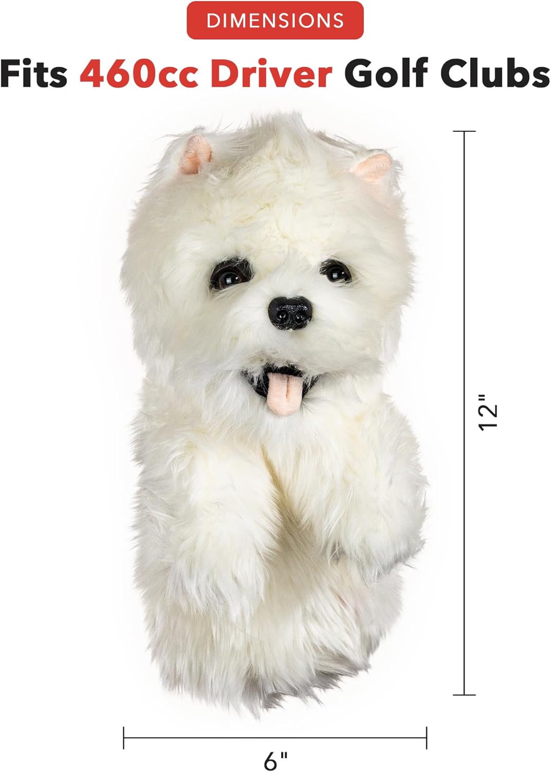 Daphne's Headcovers Westie Driver Headcover -