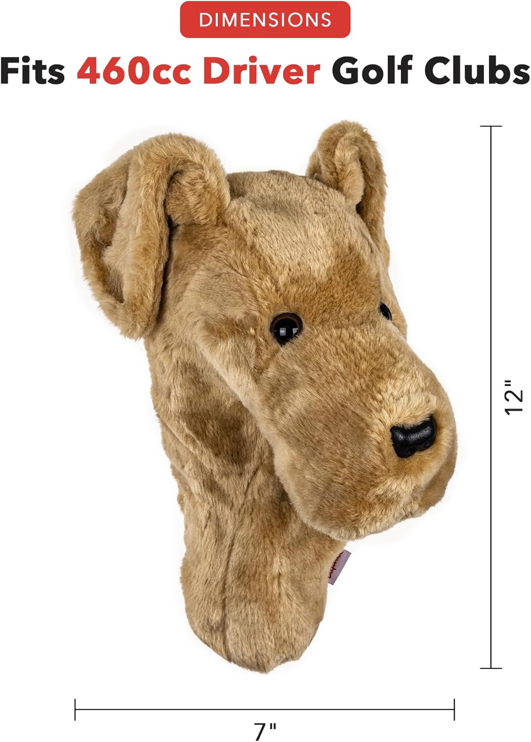 Daphne's Headcovers Yellow Lab Driver Headcover -